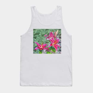 Stargazer Lily Tank Top